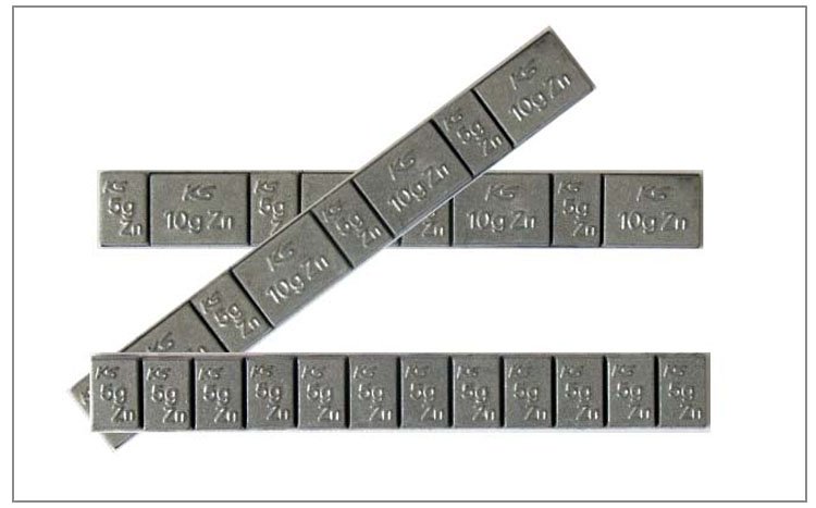 Lead Weights Flat WW-M2SG 304pcs Slim Adhesive Stick-on Wheel Weights Kits 1/4 Oz 240 Pcs 1/2 O Drapery Weights Zinc - Foto 5