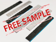 Tire weights in original equipment quality