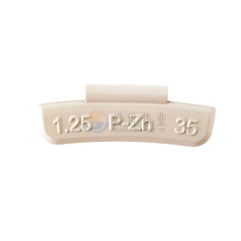 Zinc Clip On Wheel Weight- P Series for Steel Wheels