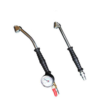 Straight-on Dual Head Chuck Pressure Gauge