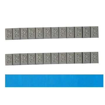 Zinc adhesive wheel balance weights