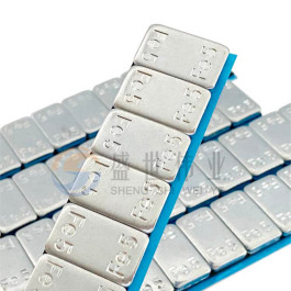 Fe stick on wheel weights 5g*12-Adhesive Wheel Weight blue Tape