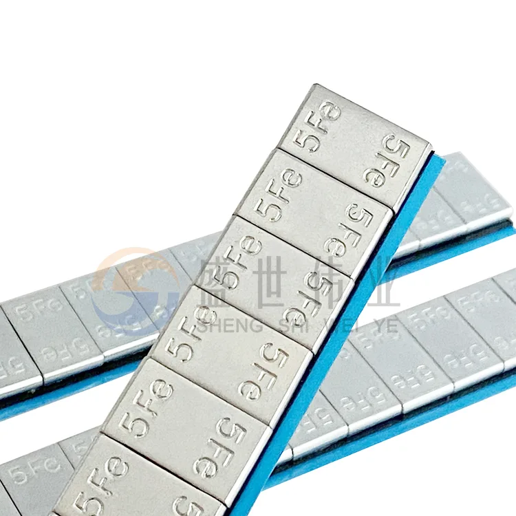 Right Corner Fe Adhesive Wheel Weights