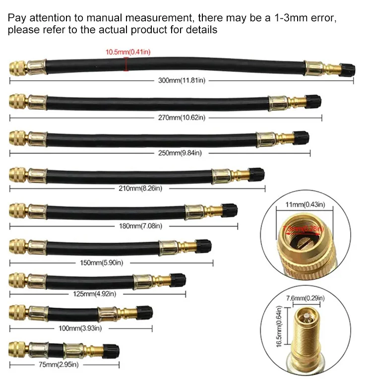 Tire valve extension tyre extende Size Tire valve extension tyre extende Size