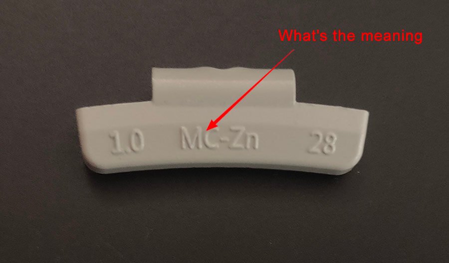 what does mc mean on wheel weights