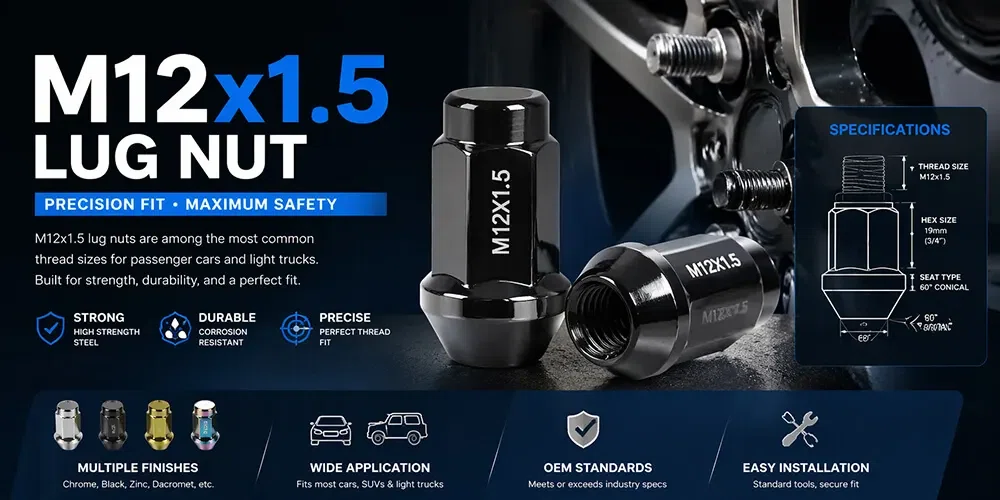 M12x1.5 Lug Nut