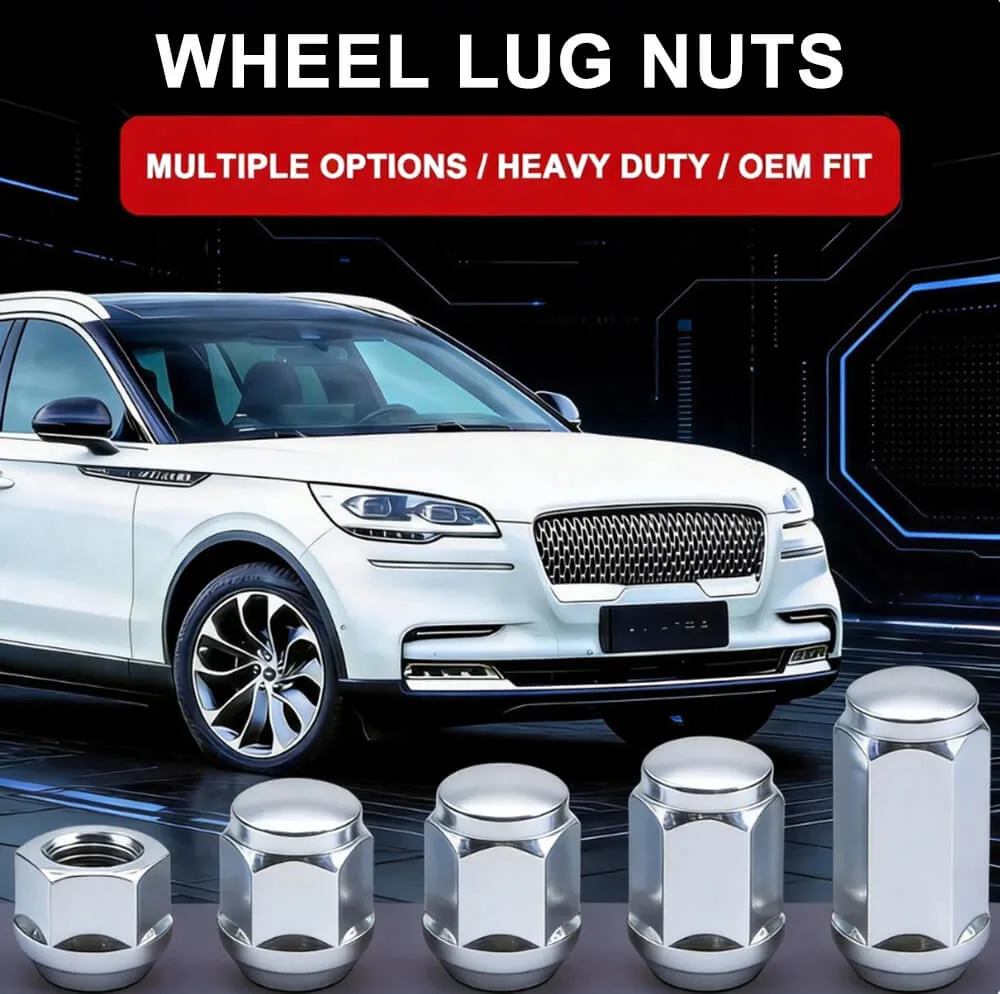 M12x1.5 Silver Lug Nut - Steel Wheel Fastener