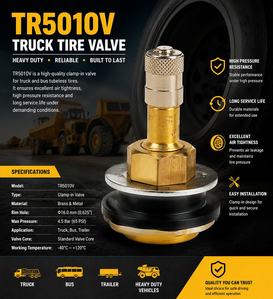 TR501OV Truck Tire Valve